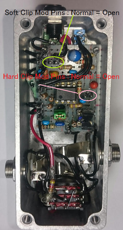 Fulltone OCD Ver.4の自作のツボ (小型=1590Aサイズ) h/w: kjc_guitar