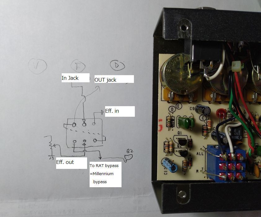 PROCO RAT 自作のツボ ＆ リペア・MOD情報 h/w: kjc_guitar